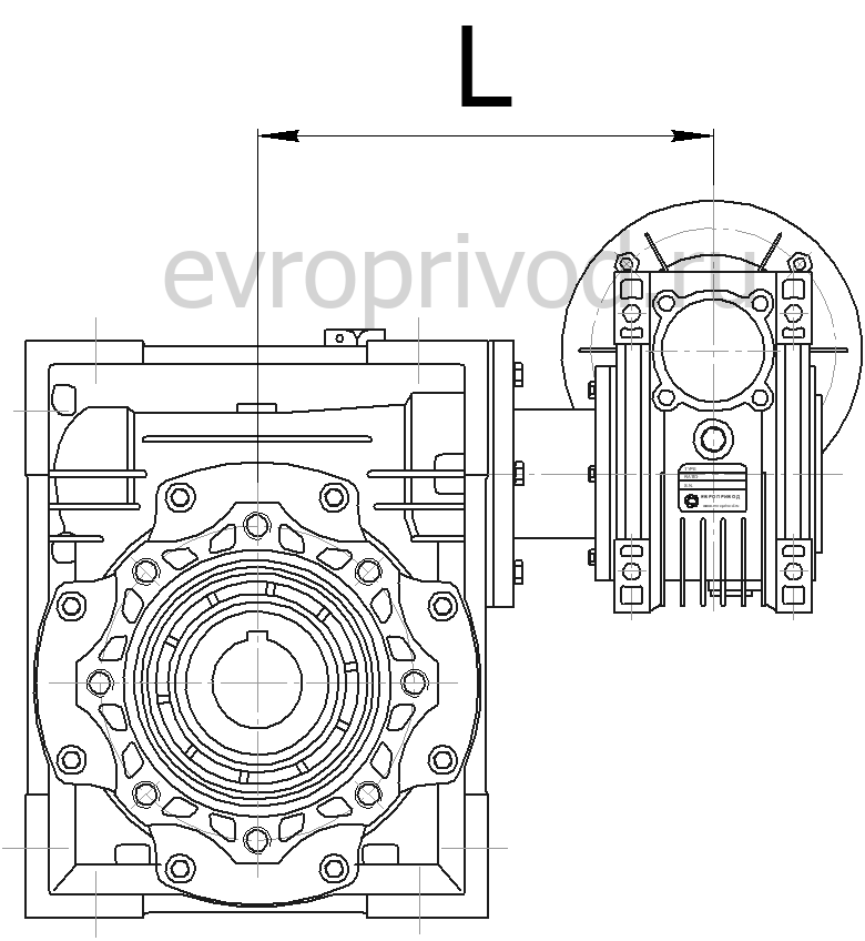 Габаритные размеры DRV